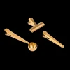 Clearance CASA Goldy Clip Set Di 3 Pezzi Dorato