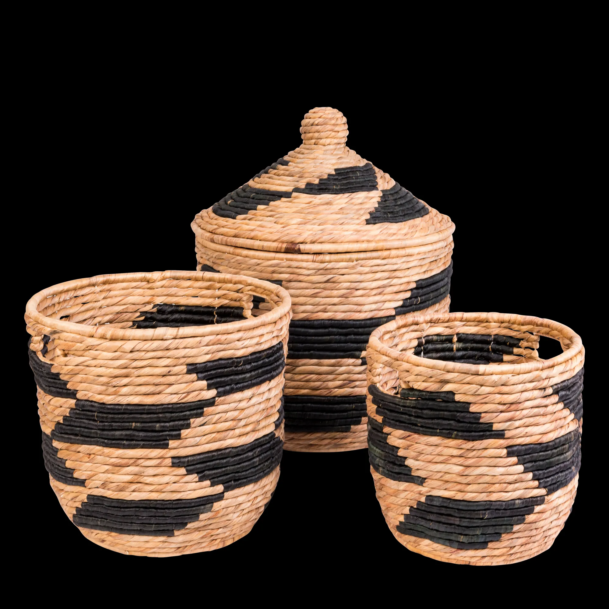 Clearance CASA Guatemala Cesto Nero, Naturale
