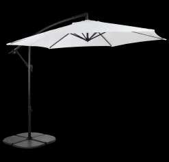 Discount CASA Hawai Ombrellone Sospeso Senza Base Bianco