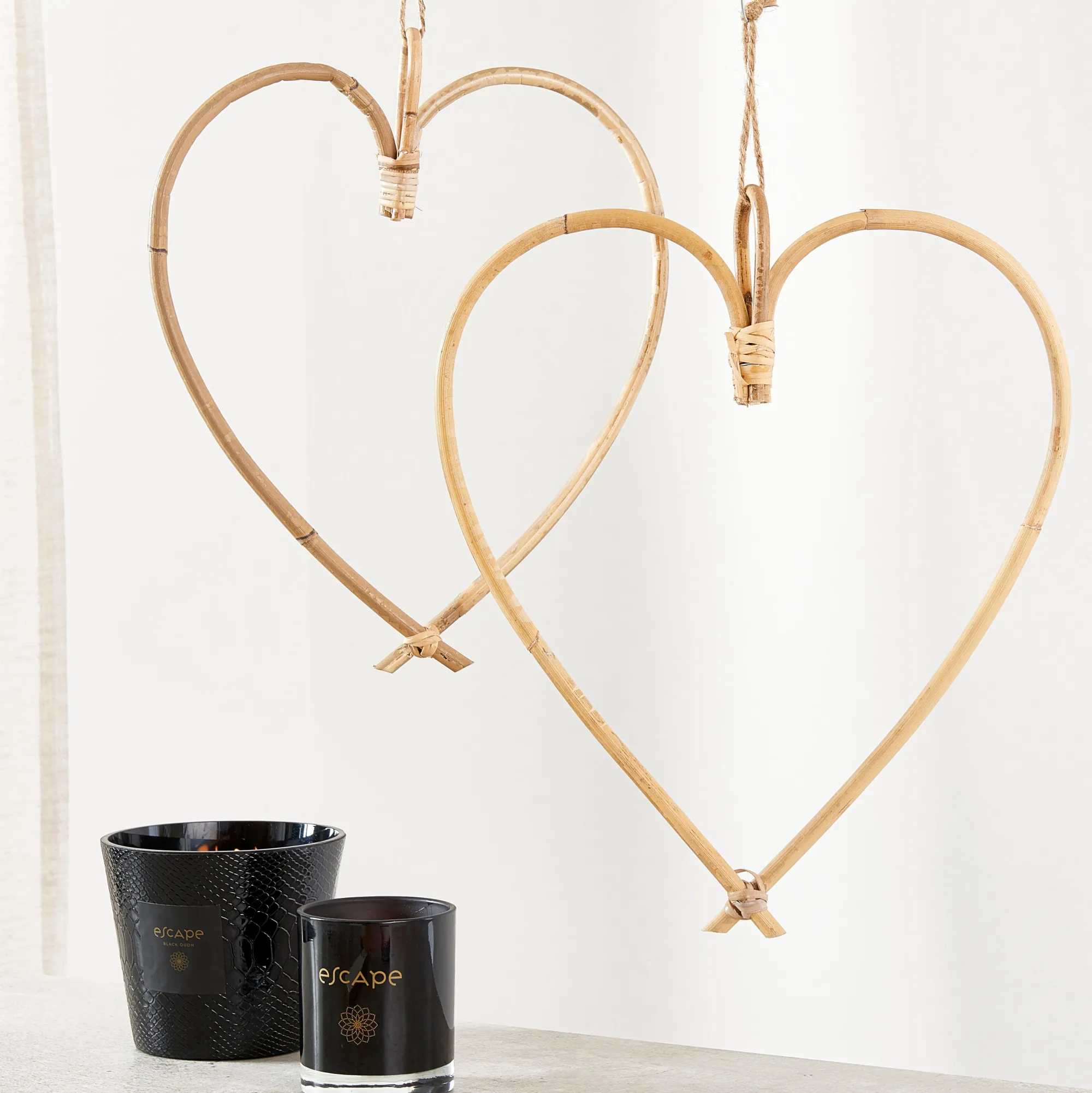 Hot CASA Heart Decorazione Da Appendere Naturale