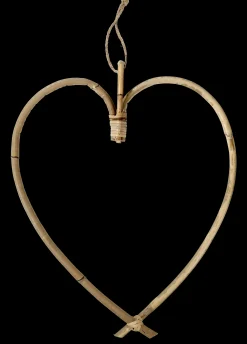 Outlet CASA Heart Decorazione Da Appendere Naturale