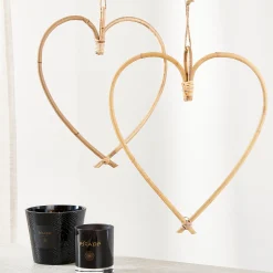 Outlet CASA Heart Decorazione Da Appendere Naturale