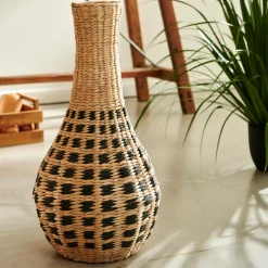 Sale CASA Himalaya Vaso Nero, Naturale