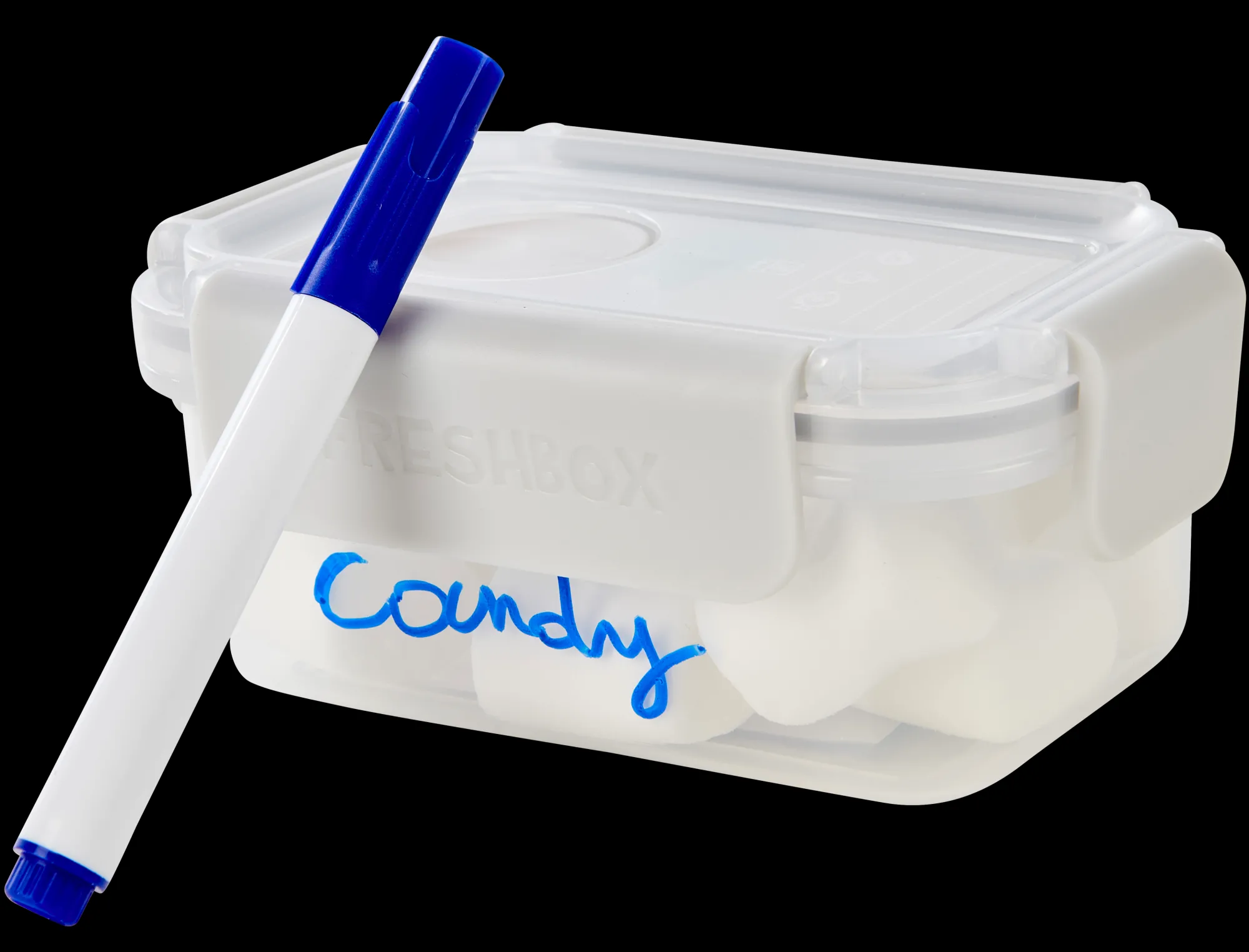Outlet CASA Homey Clip Pennarello A Gesso Contenitore Blu