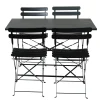 Online CASA Imperial Set Bistro Rettangolare Nero