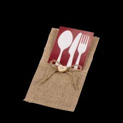 Clearance CASA Jute Busta Portaposate Naturale