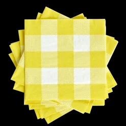 CASA Karo Set Di 20 Tovaglioli Giallo