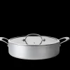 Best CASA Kastrol Casseruola Con Coperchio Argentato