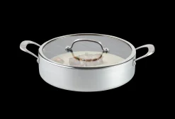 Best CASA Kastrol Casseruola Con Coperchio Argentato