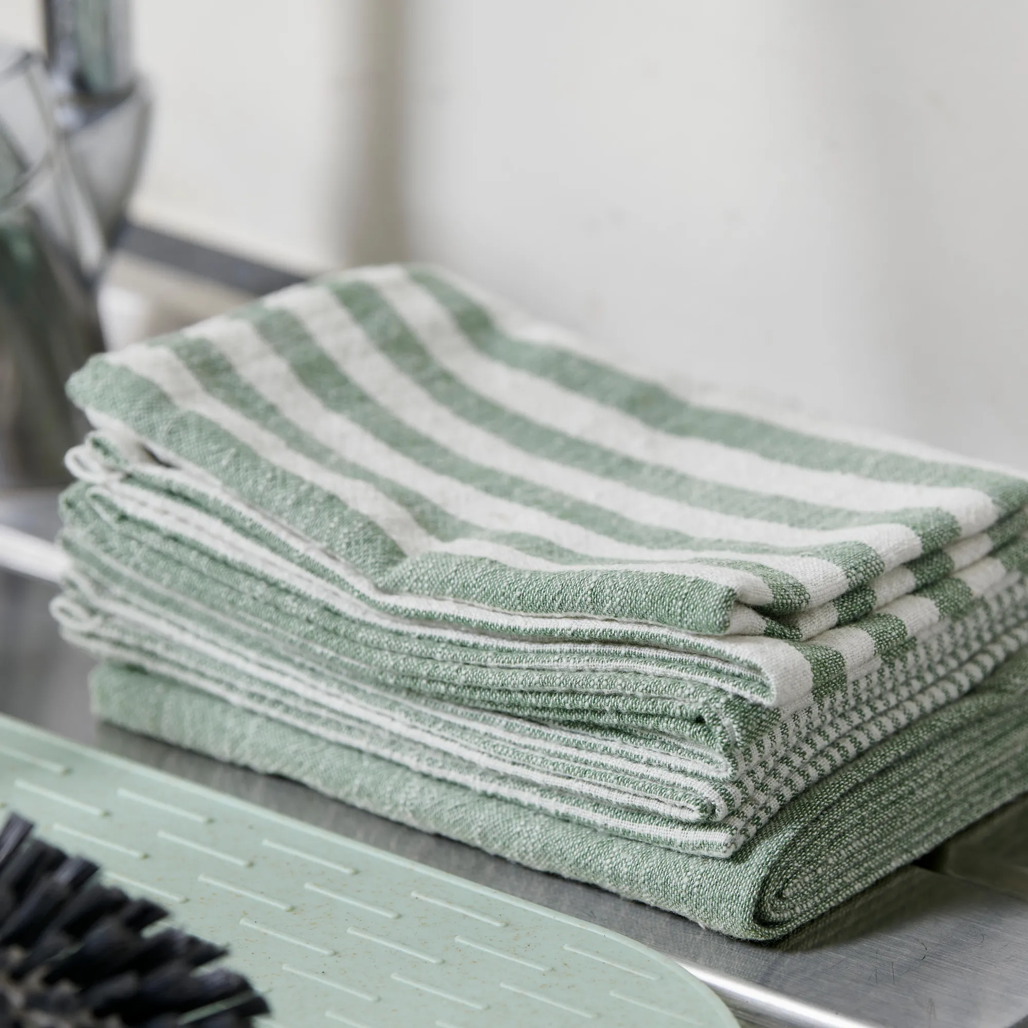 Discount CASA Laurent Strofinacci Set Di 3 Verde