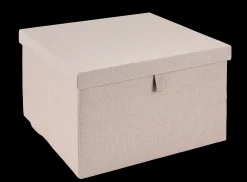 Discount CASA Linolux Scatola Portatutto Con Coperchio Beige