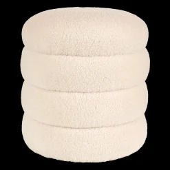 Clearance CASA Lobby Pouf: Bianco Antico