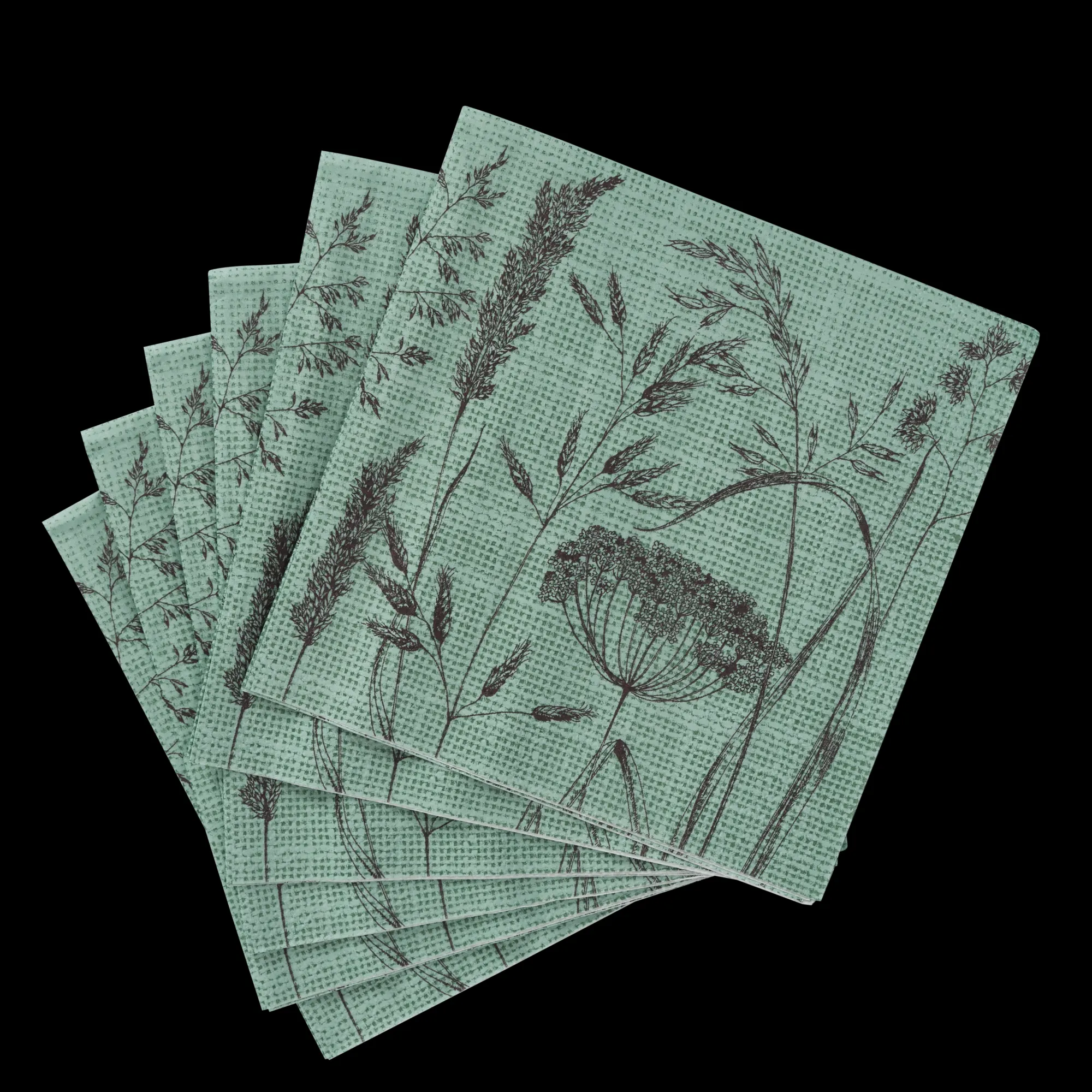 CASA Lolium Green Set Di 20 Tovaglioli Verde