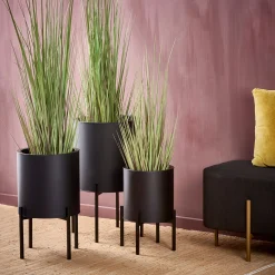 New CASA Lounge Vaso Da Giardino Nero