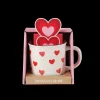 Outlet CASA Lovely Set Regalo Bianco, Rosso