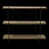 Outlet CASA Maine Scaffale Da Parete Nero, Naturale