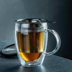 Best CASA Maitea Bicchiere A Doppia Parete- 3 Pezzi Trasparente