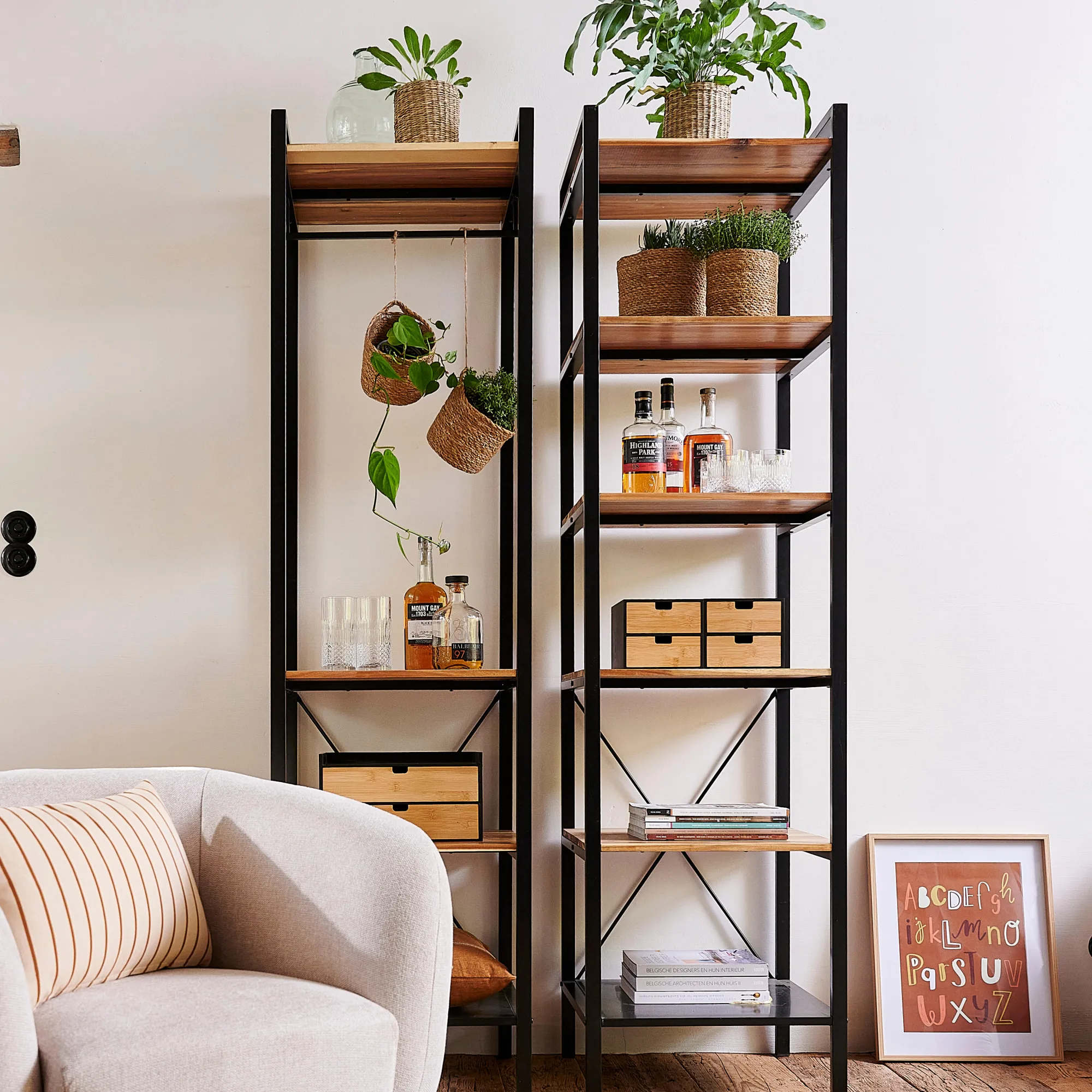 Discount CASA Marcel Appendiabiti Nero