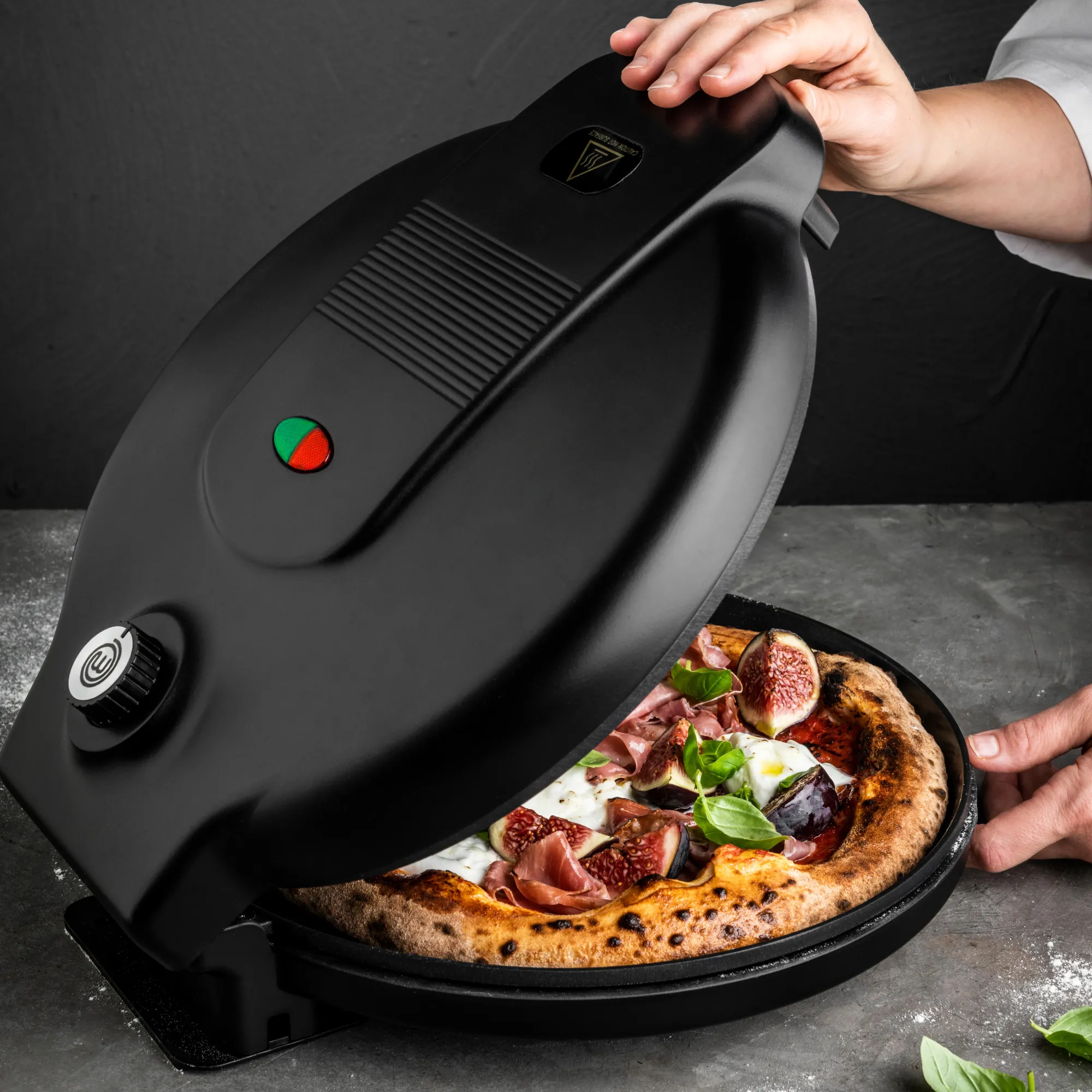 New CASA Masterchef Macchina Per Pizza Nero