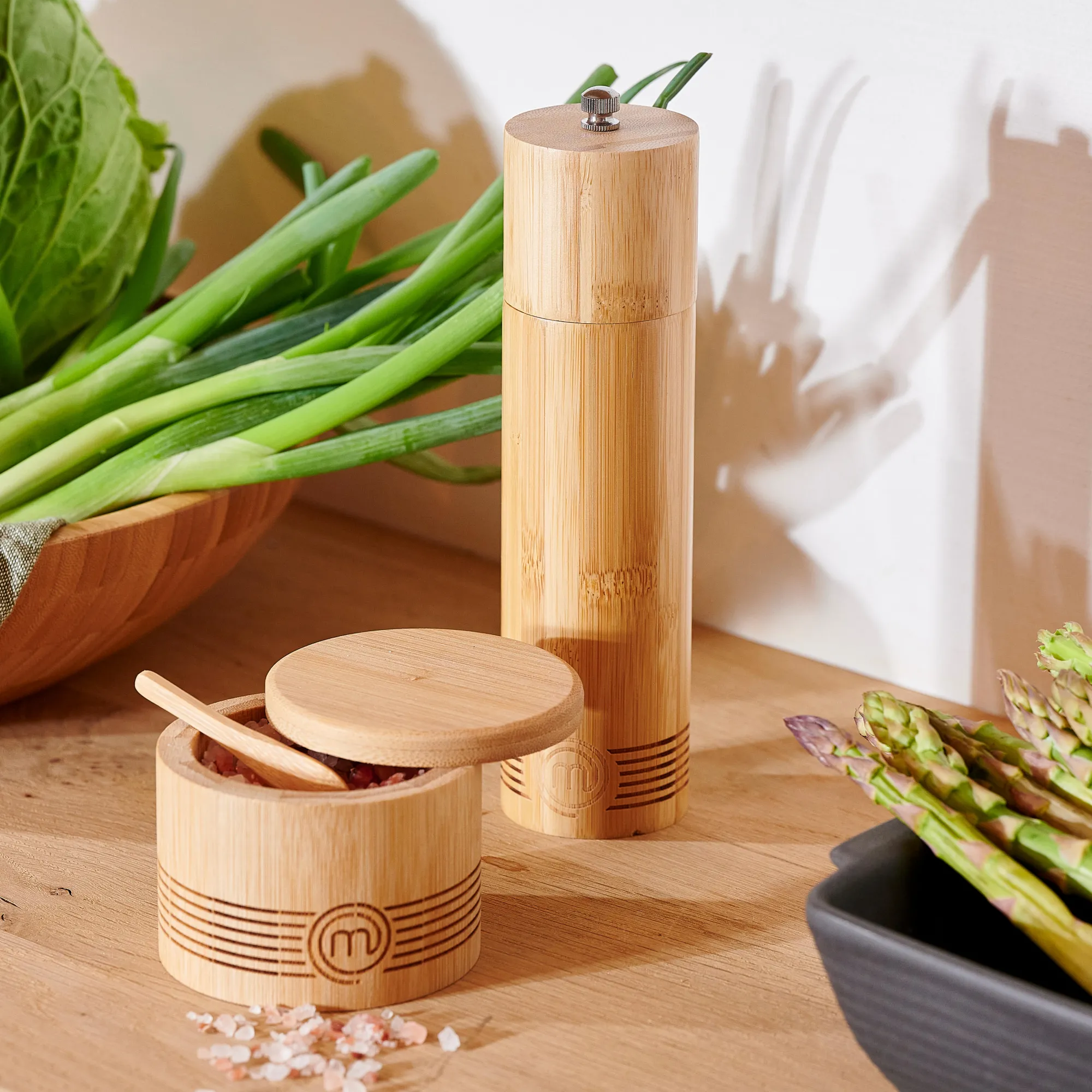 CASA Masterchef Saliera + Cucchiaio Naturale
