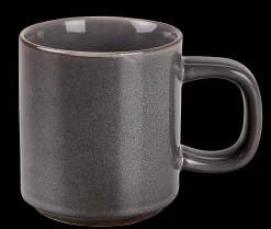 New CASA Mineral Graphite Mug Con Manico Grigio