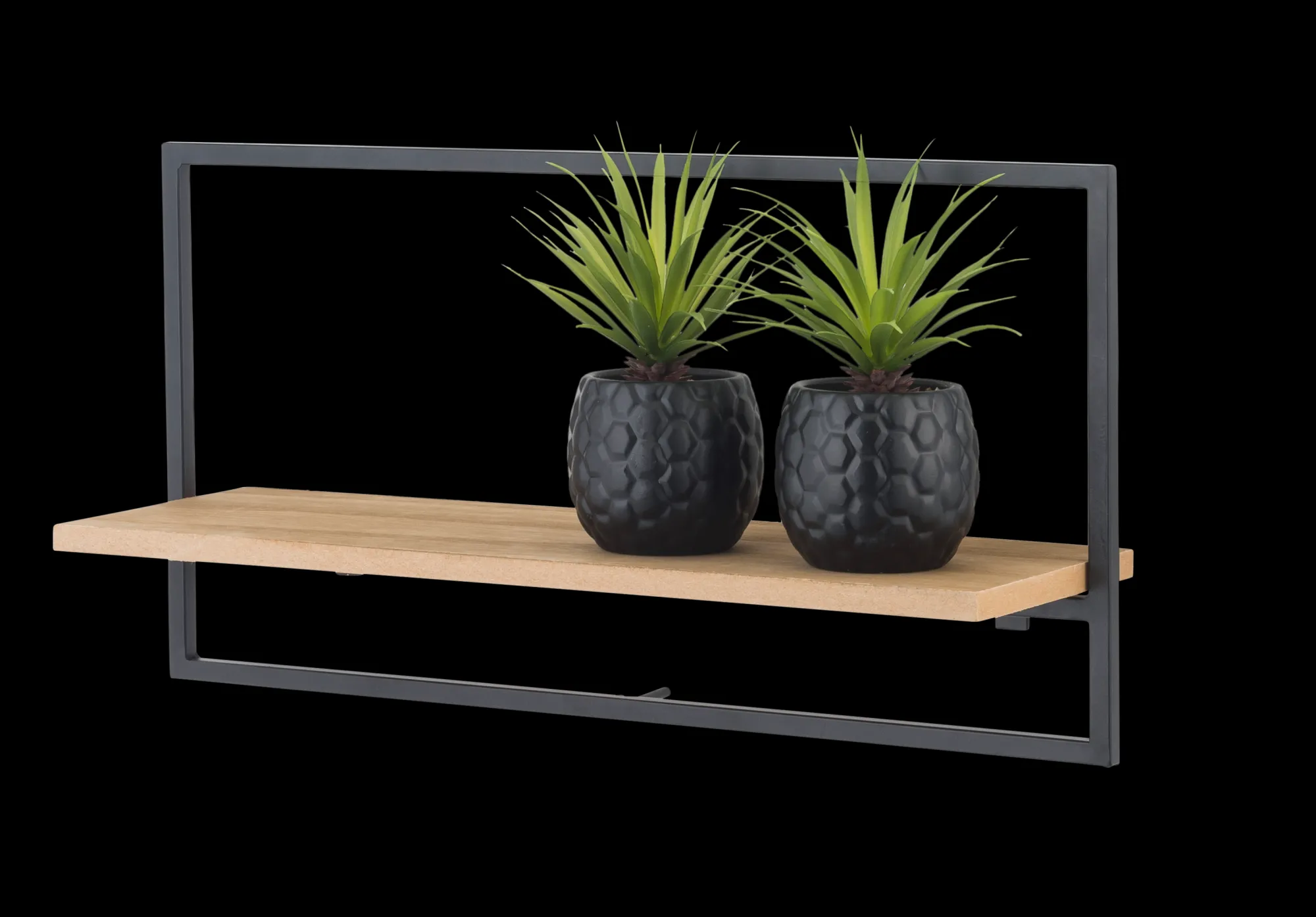 CASA Mix&Match Organiser Da Parete Nero, Naturale