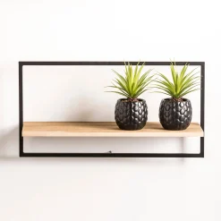 CASA Mix&Match Organiser Da Parete Nero, Naturale