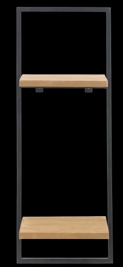 Clearance CASA Mix&Match Organiser Da Parete Nero, Naturale