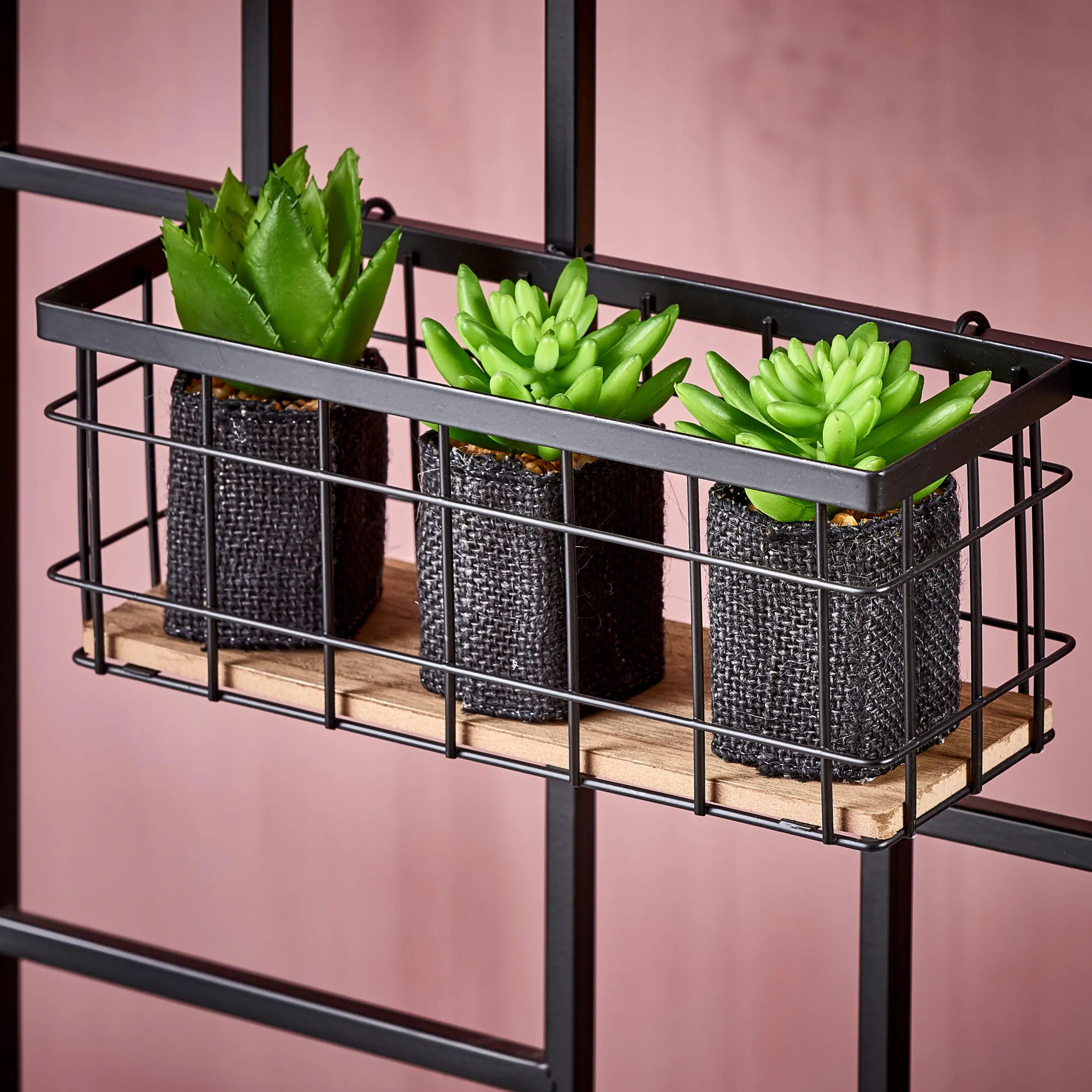 Outlet CASA Modular Cesto Di Metallo Nero
