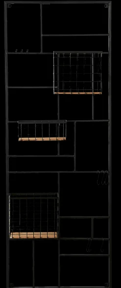 New CASA Modular Organiser Da Parete Nero
