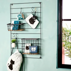 Discount CASA Modular Organiser Da Parete Nero