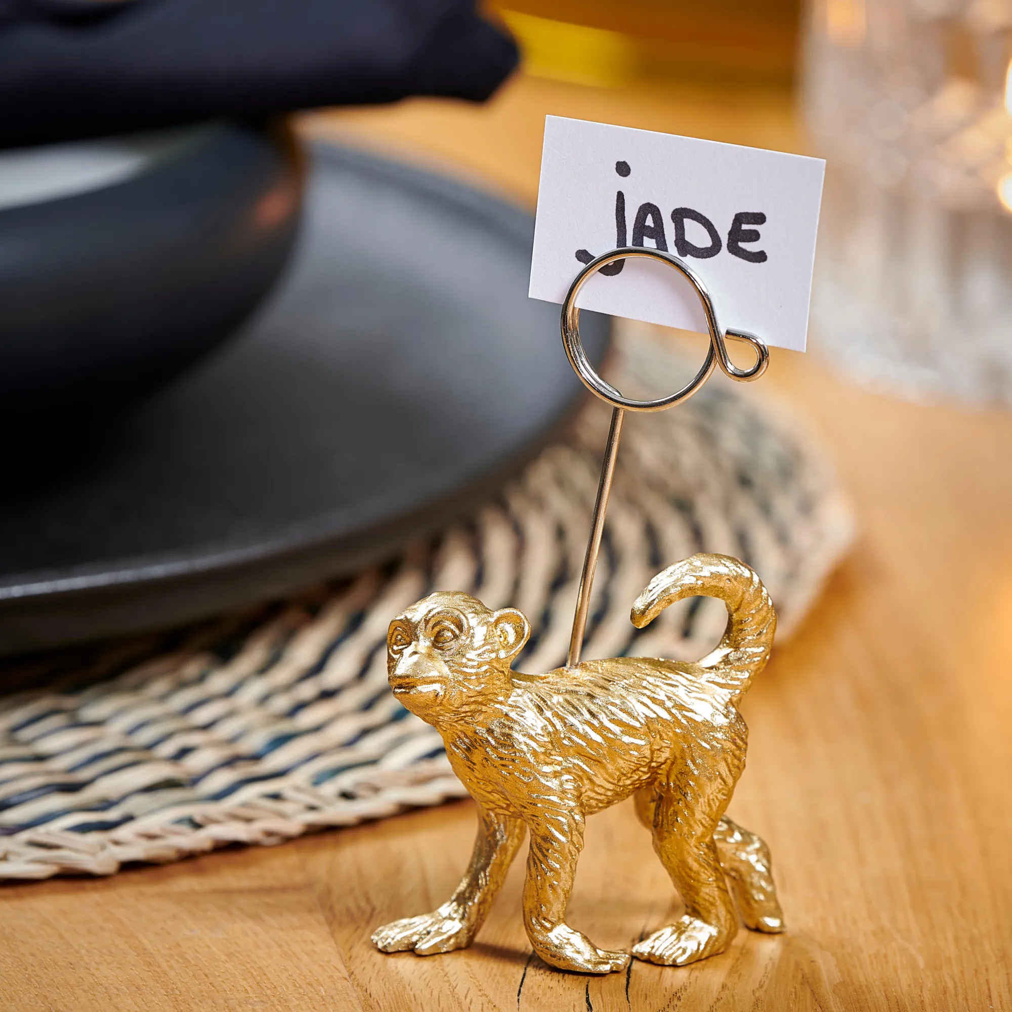 Sale CASA Monkey Clip Dorato