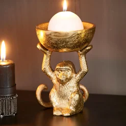 Clearance CASA Monkey Portalumini Dorato