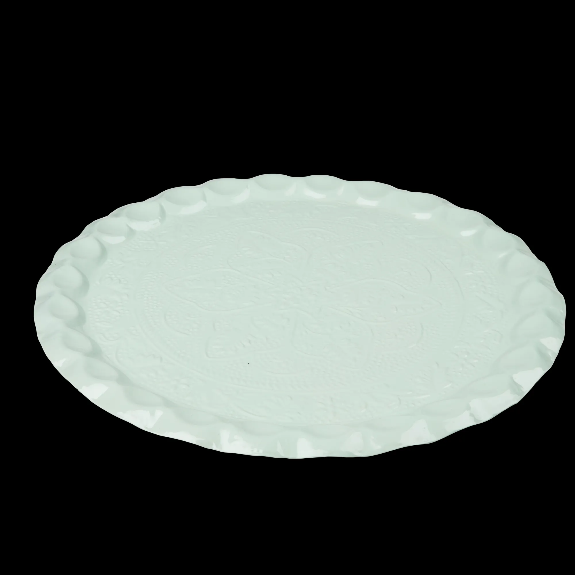 Outlet CASA Nova Piatto Da Portata Viola, Crema, Menta