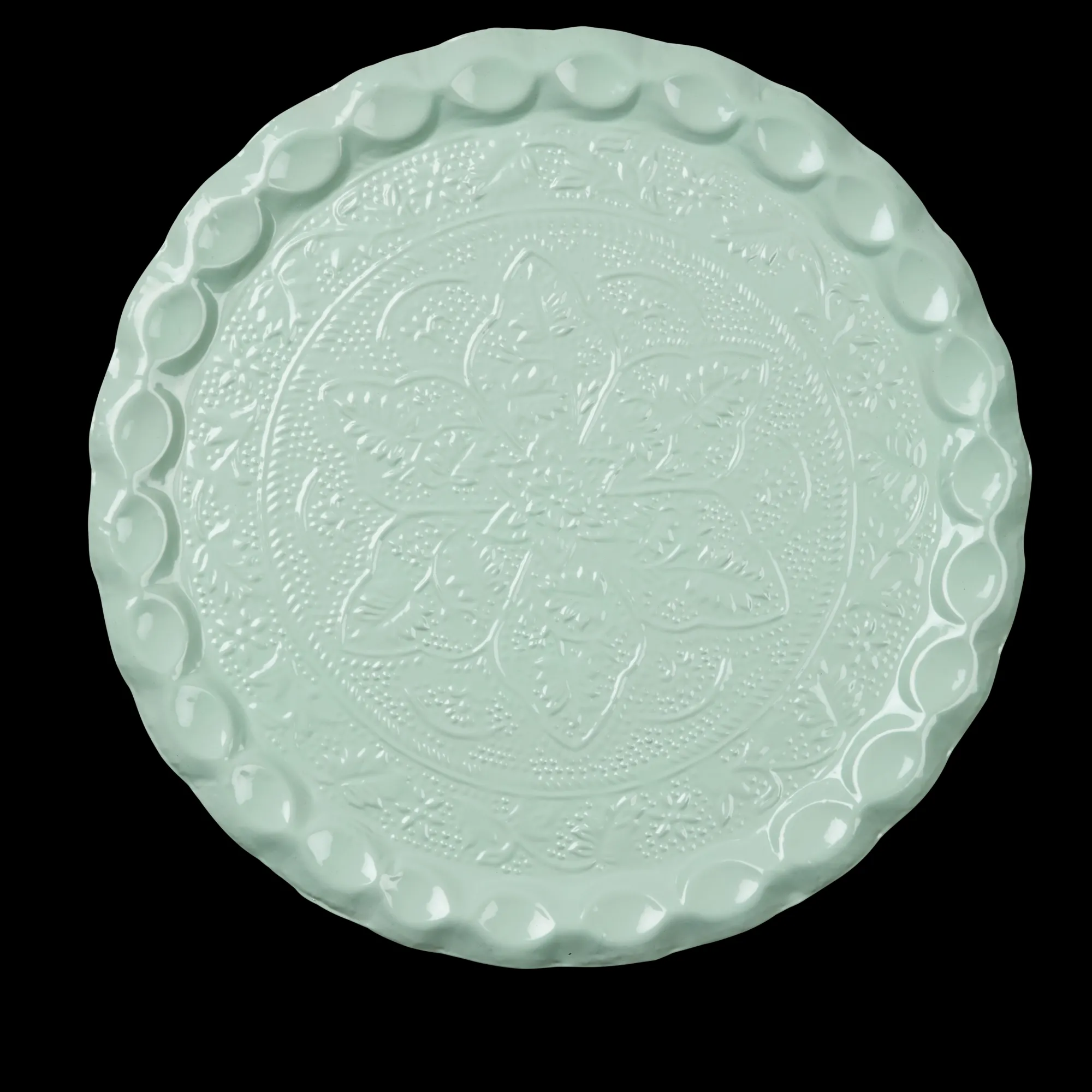 Outlet CASA Nova Piatto Da Portata Viola, Crema, Menta