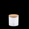 New CASA Organoo Contenitore Per Cotton Fioc Trasparente, Naturale