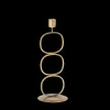 Outlet CASA Oval Portacandela Dorato