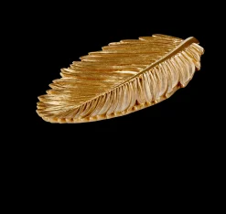 Clearance CASA Palm Foglia Decorativa Dorato