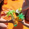 Outlet CASA Palmtree Bicchiere Con Cannuccia Verde