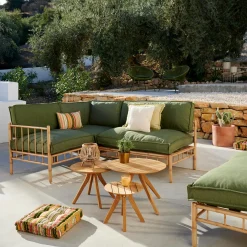 New CASA Pauletta Luxe Cuscino Schienale Verde