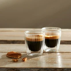 Clearance CASA Pausa Bicchiere 2A Parete Set Di 2 Trasparente