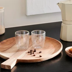 Clearance CASA Pausa Bicchiere 2A Parete Set Di 2 Trasparente