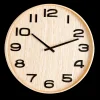 CASA Plywood Orologio Da Parete Naturale