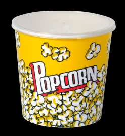 CASA Popcorn Secchio Per Popcorn Con Coperchio Multicolore