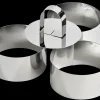 Best CASA Proline Stampi Set Di 3 Pezzi Argentato