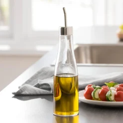 Hot CASA Pure Bottiglietta Per Olio Argentato, Trasparente