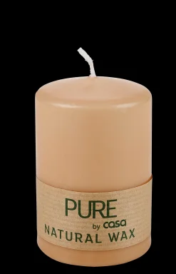 Outlet CASA Pure Candela A Cilindro Beige