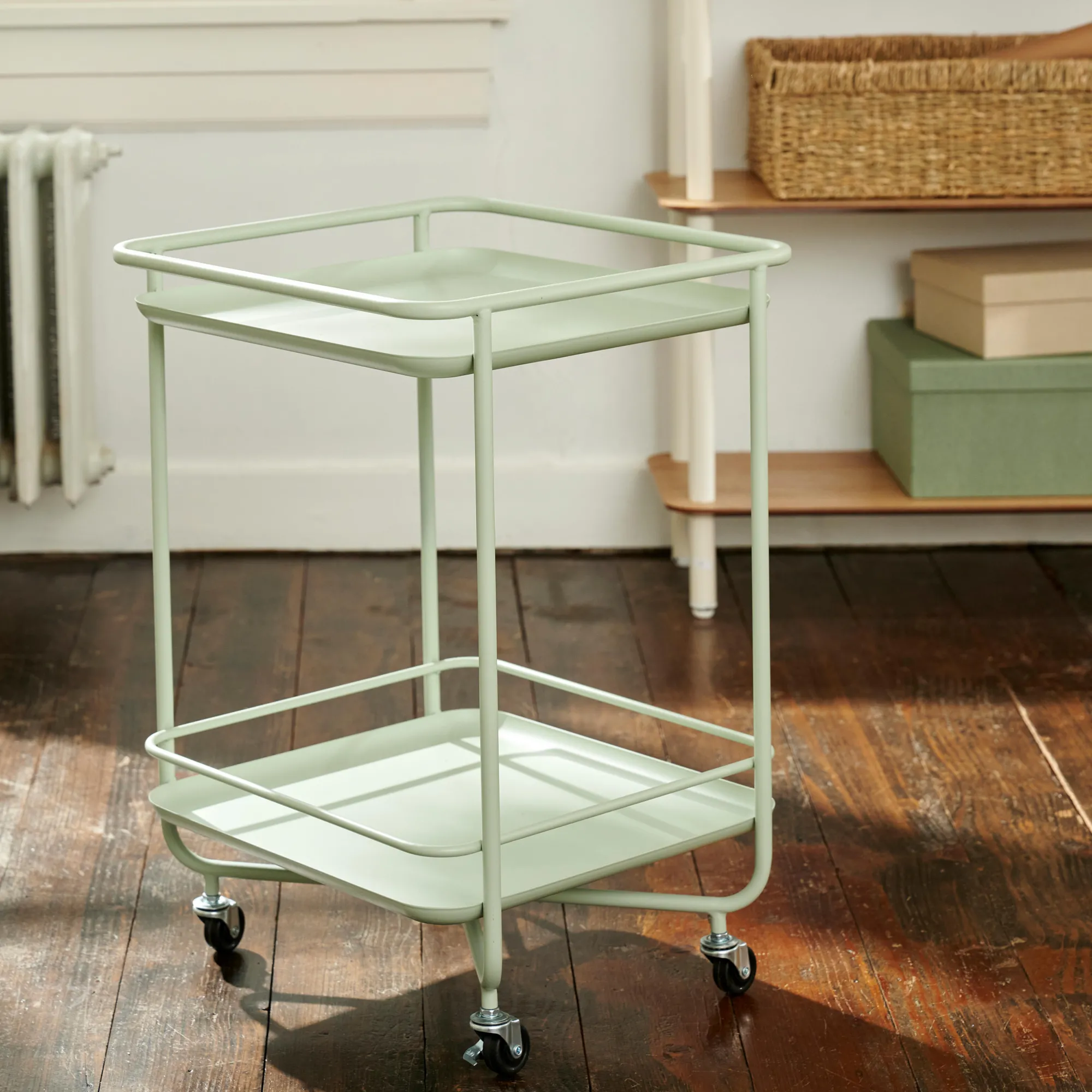 CASA Remus Carrello Quadrato Menta Menta