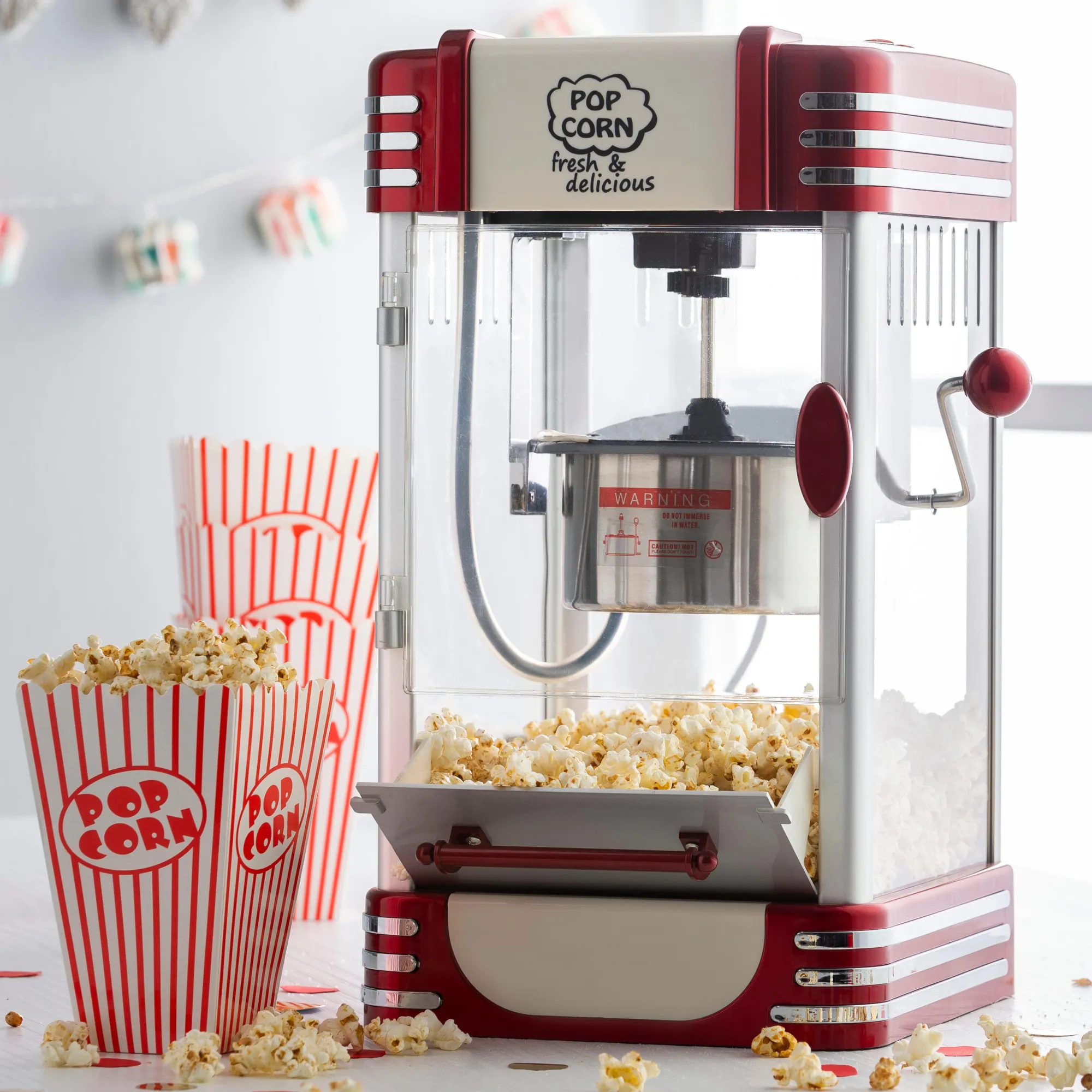 Sale CASA Retro Fun Macchina Per Popcorn Xl Rosso