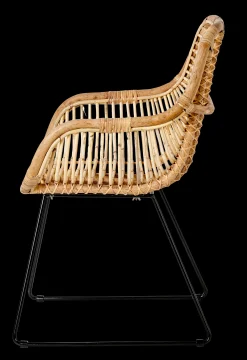 Hot CASA Rotan Sedia Da Tavolo Naturale